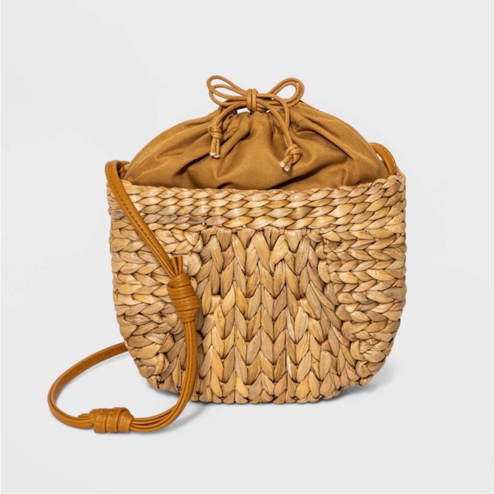 NWT A New Day straw crossbody bag